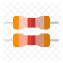Resistor Component Chip Icon