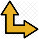 Up Right Arrow Resize Move Icon