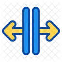 Resize Separate Maximize Expand Split Direction Arrow Icon