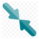 Flat Arrow Symbol Icon