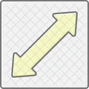 Resize Arrow Lineal Color Icon Icon