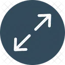Resize Arrow Exit Full Screen Collapse Icon