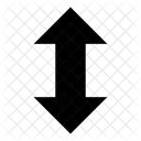Resize Vertical Arrows Vertical Icon