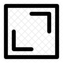 Resize Icon Media Icône