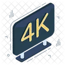 Resolución 4k  Icono