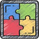 Puzzle Resolution Strategie Icône