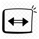 Wide Screen Screen Width Screen Size Icon