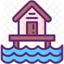 Resort Beach Villa Beach Home Icon