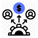 Resource Allocation Management Allocation Icon