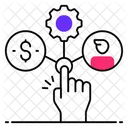 Optimization Management Planning Icon