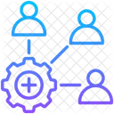 Resource Allocation Organization Management Icon