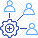 Resource Allocation Organization Management Icon