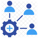 Resource Allocation Organization Management Icon