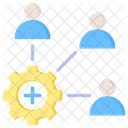 Resource Allocation Organization Management Icon