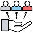 Resource Allocation Management Icon