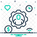 Resources Modality Setting Icon