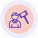 Respected Authority Line Icon Icon