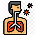 Respiration Lung Virus Icône