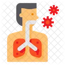 Respiration Lung Virus Icon
