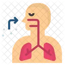 Respiratory Inhale Breathe Icon