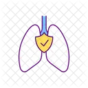 Respiratory Protection Lungs Breathing Icon