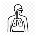 Respiratory System Lungs Breath Icon