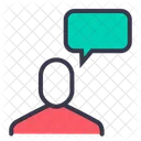 Responder Conversar Cara Ícone