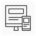 반응형 모바일 디자인 아이콘