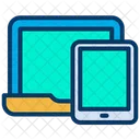 Responsive Designing Responsive Design For Laptop And Tab Responsive Design For Laptop And Tablet Icon