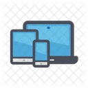 Responsive Device with labtop  Icon