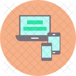 Responsive Website  Symbol