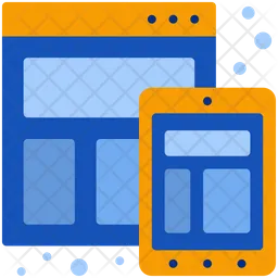 Responsive Website  Icon