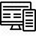 Reaktionsfahig Design Computer Symbol