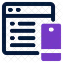 Responsivo Site Celular Ícone