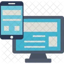 Responsivo Computador Interface Ícone