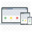 Web Responsiva Diseno Responsivo Diseno Adaptativo Icono