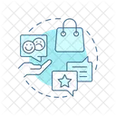 Retroalimentacion Experiencia Respuesta Del Cliente Icon