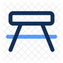 Rest Area Bench Picnic Table Icon