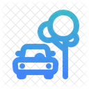 Car Tree Simple Icon