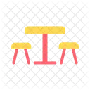 Rest Area Park Bench Icon