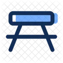 Rest Area Bench Picnic Table Icon