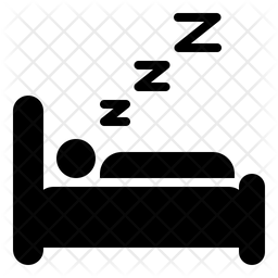 Rest Time Icon - Download in Glyph Style