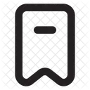 Resta de marcador  Icono