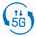 5 G Restablecer Flecha Icono