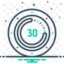 Restante Cuenta Regresiva Remanente Icono
