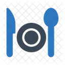 Spoon Knife Plate Icon