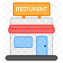 Restaurant Eating Place Building Icon