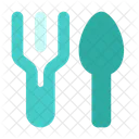 Restaurant Plate Fork Icon