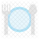 Restaurant Cutlery Plate Icon
