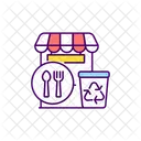 Abfall Restaurant Management Symbol